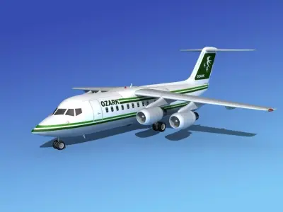 BAe 146-200 Ozark 3D model