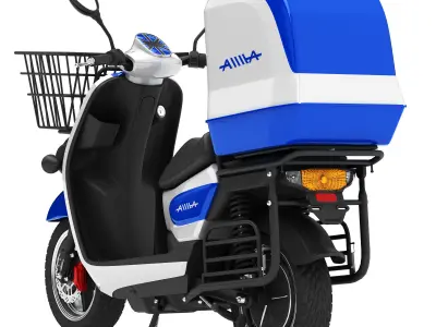 electric scooter AIMA Bird 3D model