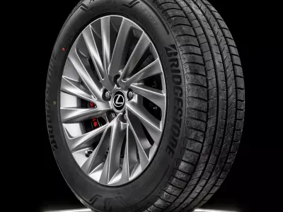 Bridgestone Alenza 235 55 R19 101V 3D model