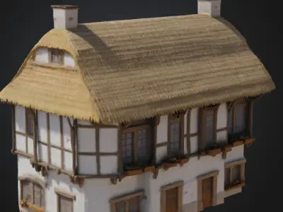Medieval Inn 3D model