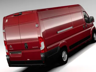 Citroen Jumper Van L4H2 2017 3D model