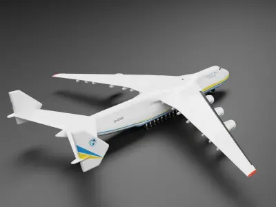 Antonov An 255 Mriya Home Livery 3D model