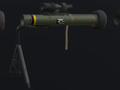 M47 Dragon - Low Poly and Game-Ready Low-poly 3D model