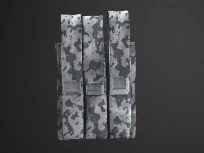 Magazine pouch Low-poly 3D model