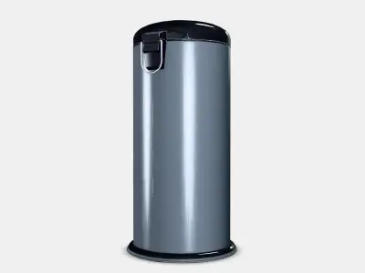 MJOSA Waste bin with pedal Low-poly 3D model