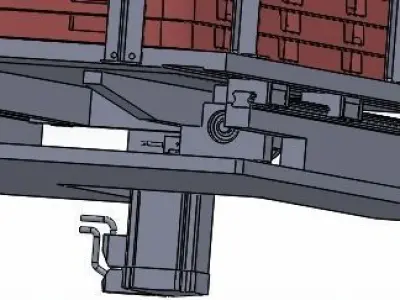stacking loading mechanism 3D model