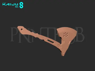Kaiju No 8 - Kikoru Shinomiya Axe AX-0113 3D print model