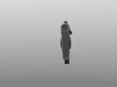 4K textures Carbine M4A1 Low-poly 3D model