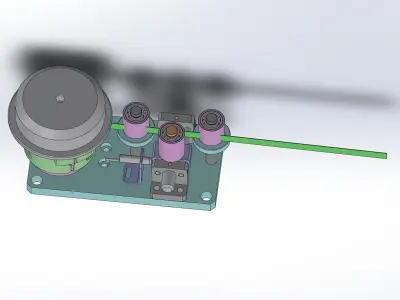 Roll mechanism 3D model