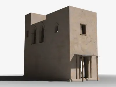 Arab x32 Low-poly 3D model