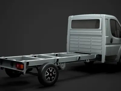 Fiat Ducato Chassis Truck Single Cab 4035WB 2020 3D model