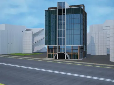 Business Center 3D model