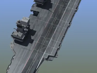 Queen Elizabeth Class Carrier LD1 3D model