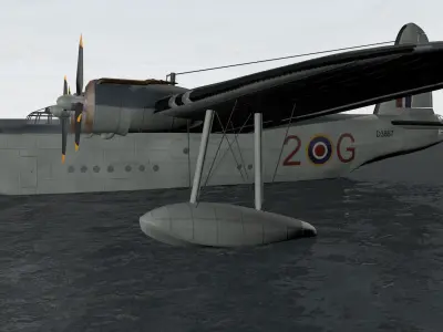 Short Sunderland Mk-3 3D model