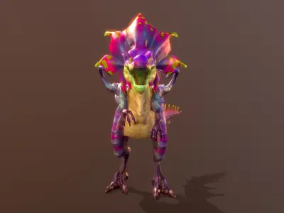 Spico 3D Animations Low-poly 3D model