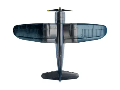 F4U Corsair 3D model 3D model