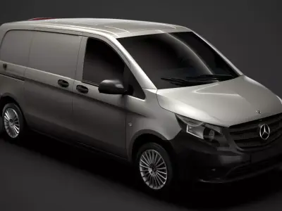 Mercedes Benz Vito Panel Van L1 2019 3D model