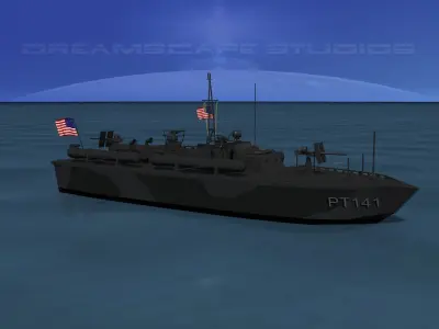 Elco PT Boat PT141 3D model