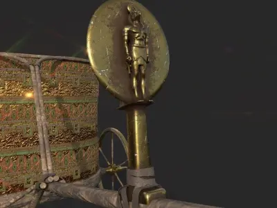 ANCIENT EGYPTIAN CHARITY 3D MODEL Low-poly 3D model