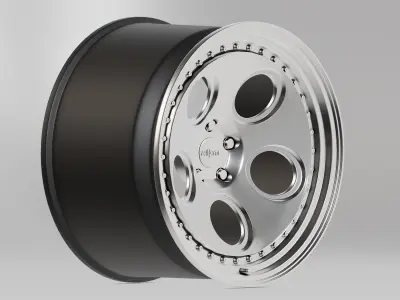 Rotiform DIA Rim Low-poly 3D model