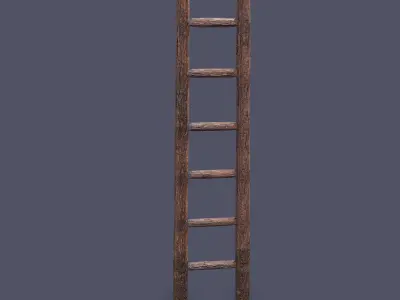Muddy Ladder  Free low-poly 3D model