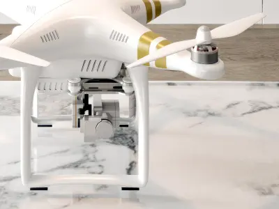 drone Modern aerial 3D model