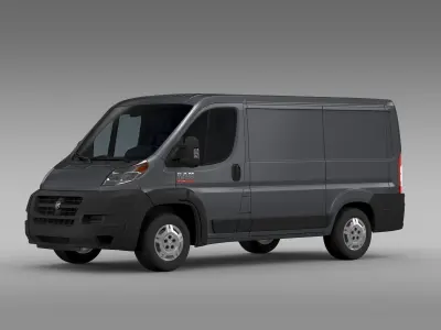Ram Promaster Cargo 1500 LR 118WB 2015 3D model
