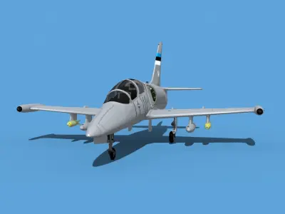 Aero Vodochody L-39C Albatross Estonia 1 3D model