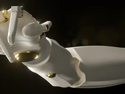 Fork Ad competition - Robot Arm 3D model