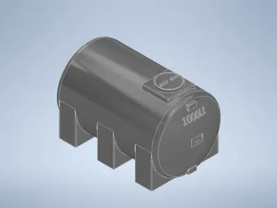 Water tank 1000Lt 3D model