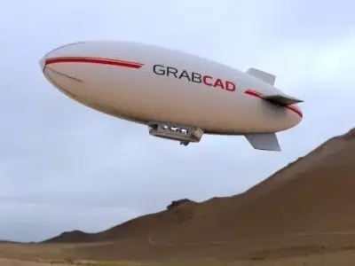 Airship Industries Skyship 500 Free 3D model