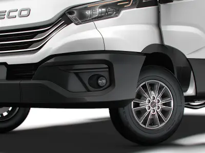 Iveco Daily Van L4H2 HQ Interior 2025 3D model