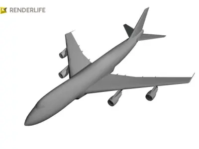 Boeing 747 Aircraft 3D model
