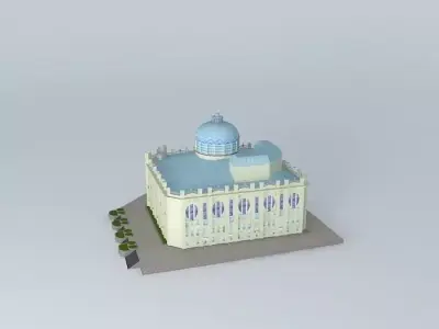 Samara Philharmonic Hall Free 3D model