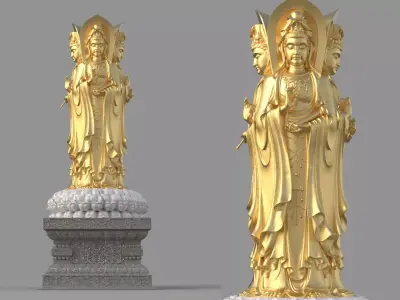 bodhisattva 3D model