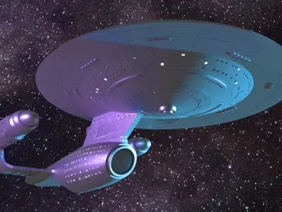 USS ENTERPRISE NCC 1701-C 3D model