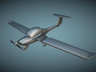 Diamond DA20 Katana Eclipse - 3D Printable Model 3D print model