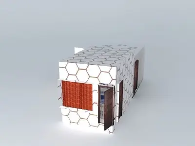 office cabinet for garments product 3D model