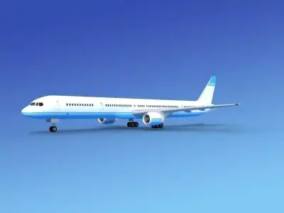 Boeing 757-300 Corporate 1 3D model
