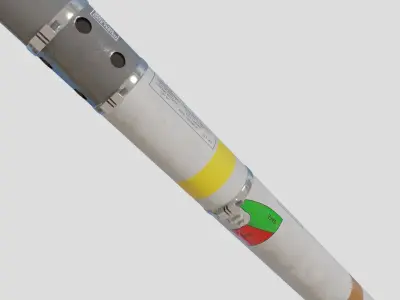 AIM-9L Sidewinder Air-to-air missile 3D model