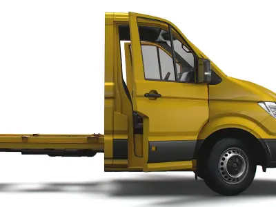 MAN TGE Chassis SingleCab L3 HQInterior 2023 3D model