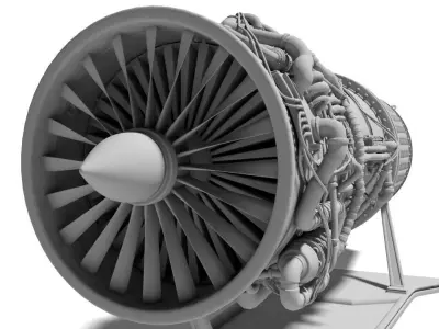 jet engine for Print 3D print model