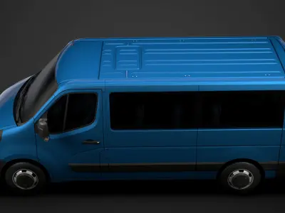 Opel Movano L2H1 WindowVan 2020 3D model