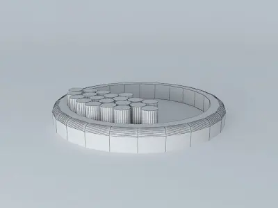 Rest Redondo to Pot 3D model