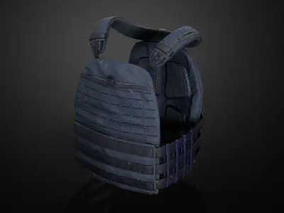 TAC-TEC Vest Low-poly 3D model