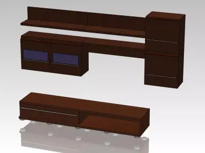 Furniture drawing Free 3D model