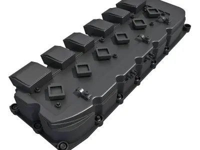 3D Engine Valve Cover B 3D model