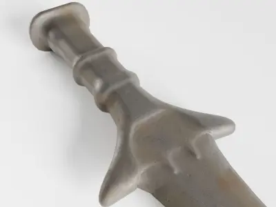 Ancient Roman Gladius - 2 Versions 3D model