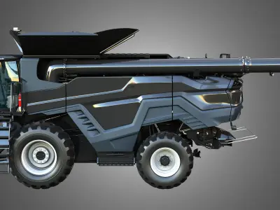IDEAL - Combine Harvester - without Harvester Header 3D model