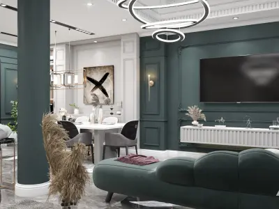 Reception - Living Room 3D model Free 3D model